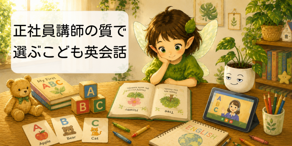 QQキッズ|正社員講師の質で選ぶこども英会話